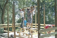 7. Volunteers Constructing Observation Deck - Marne/Conklin