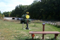 3. Broadway Trailhead with Railroad Switch Unit and Bench